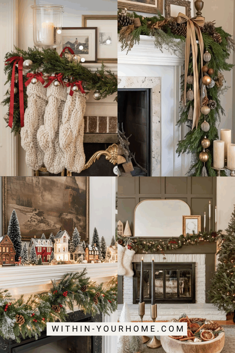 Easy Christmas Mantel Decor You Can Recreate This Year