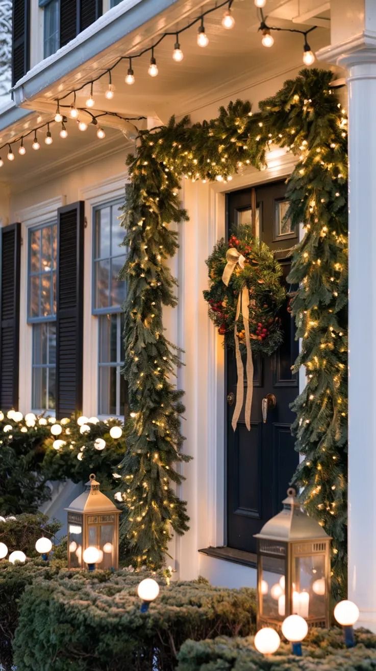 22 Simple Outdoor Christmas Decor Ideas to Make Your Home Shine