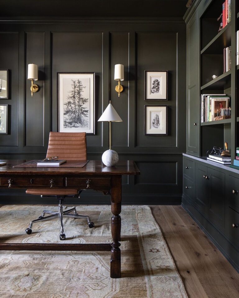 20 Moody Home Office Decor Ideas You’ll Love