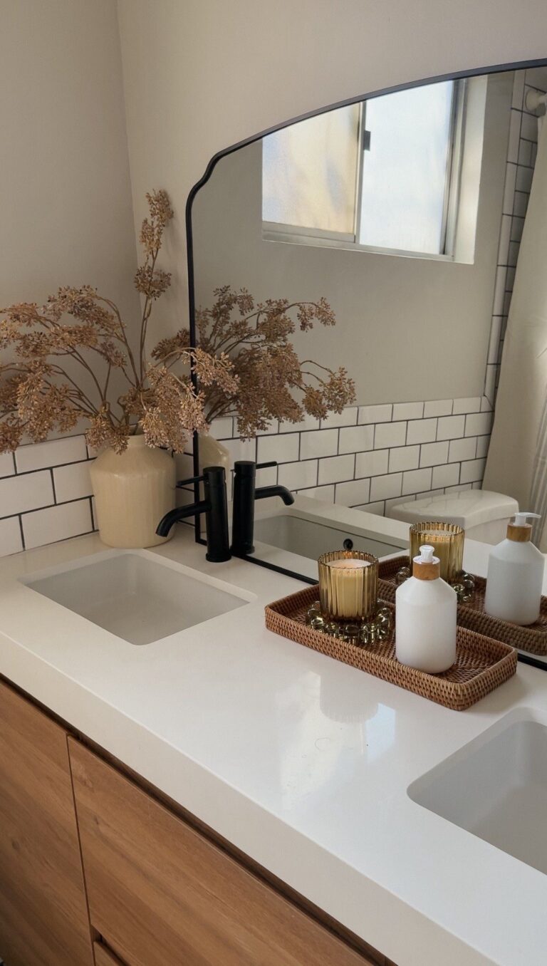 12 Simple Bathroom Counter Decor Ideas That Make a Big Difference